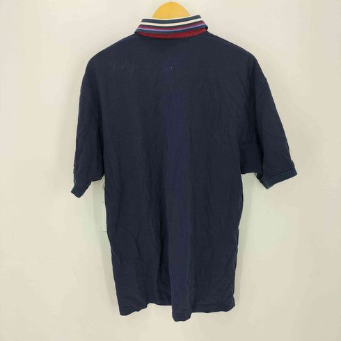 トミーヒルフィガー TOMMY HILFIGER エンブレム刺繍ロゴ ポロシャツ メンズ L