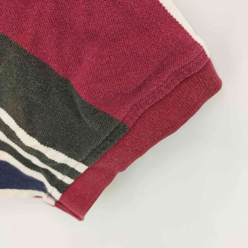 トミーヒルフィガー TOMMY HILFIGER エンブレム刺繍ロゴ ポロシャツ メンズ L