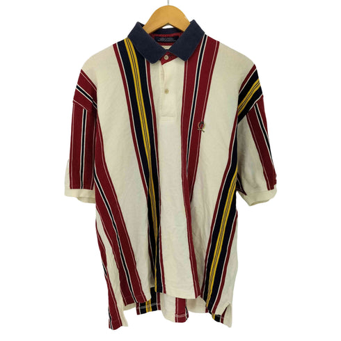 トミーヒルフィガー TOMMY HILFIGER エンブレム刺繍ロゴ ポロシャツ メンズ L