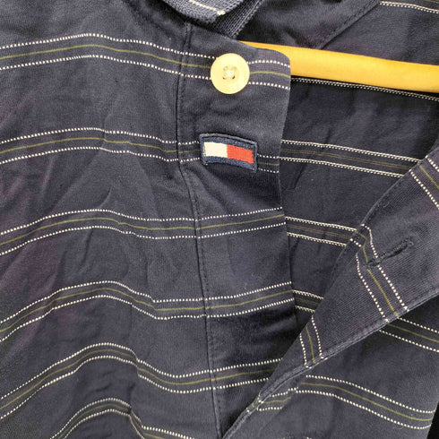 トミーヒルフィガーゴルフ TOMMY HILFIGER GOLF ボーダーポロシャツ メンズ L
