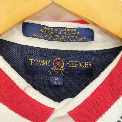 トミーヒルフィガーゴルフ TOMMY HILFIGER GOLF 刺繍ロゴ ポロシャツ メンズ M