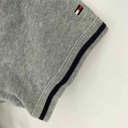 トミーヒルフィガー TOMMY HILFIGER ワッペンロゴ ハーフジップトレーナー メンズ XL