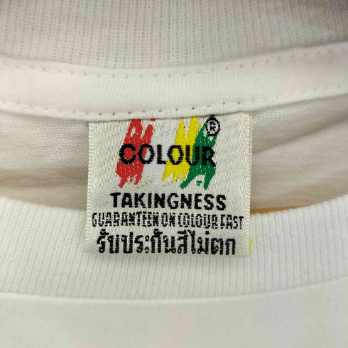 COLOUR THAILAND 国旗プリント クルーネック半袖Tシャツ メンズ