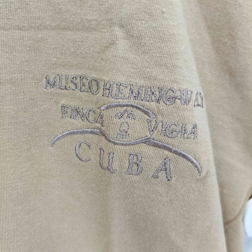 Sun Islamd CABA 胸刺繍 クルーネック半袖Tシャツ メンズ M