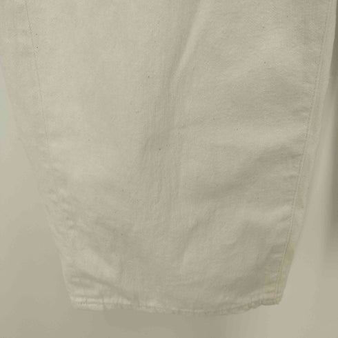 キャプテンサンシャイン KAPTAIN SUNSHINE Wide 5PKT Trousers / ワイド5ポケットトラウザース シンチバック ホワイトデニム メンズ 36