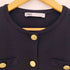ザラ ZARA ゴールドボタン ニット カーディガン レディース import:M