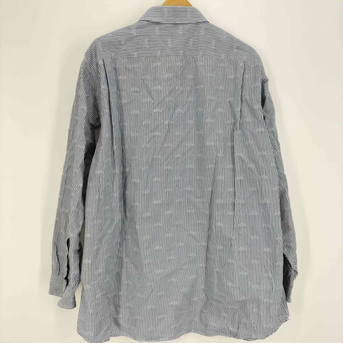 ベンシャーマン Ben Sherman 総柄 ワイドカラー L/S ストライプ シャツ メンズ import:XL