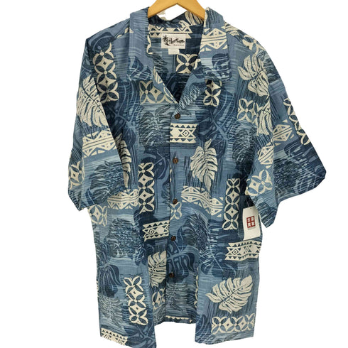Homie ハイビスカス 花柄 開襟 オープンカラー アロハ シャツ ビッグサイズ メンズ 3XL