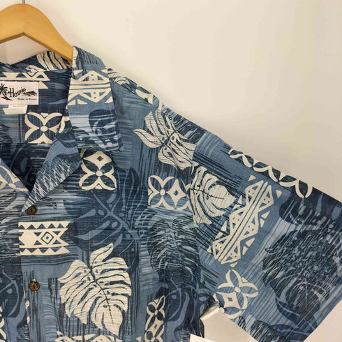Homie ハイビスカス 花柄 開襟 オープンカラー アロハ シャツ ビッグサイズ メンズ 3XL