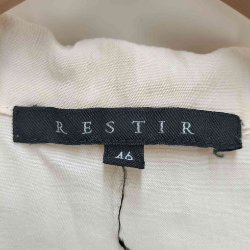 RESTIR スーベニア刺繍 オープンカラーシャツ メンズ JPN:46