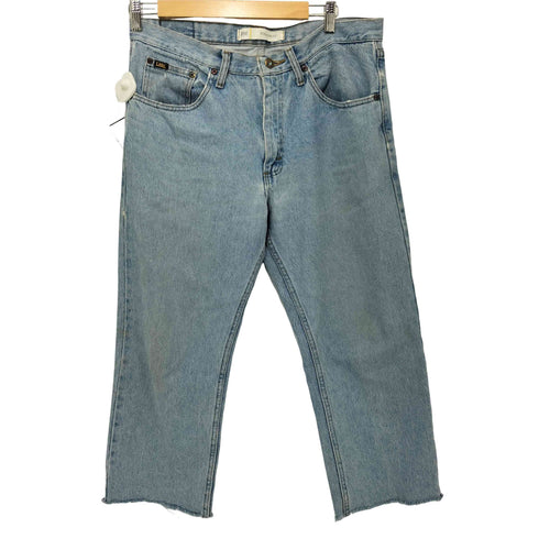 リー Lee メキシコ製 REGULAR FIT ジップフライ カットオフ デニム パンツ メンズ 33×30