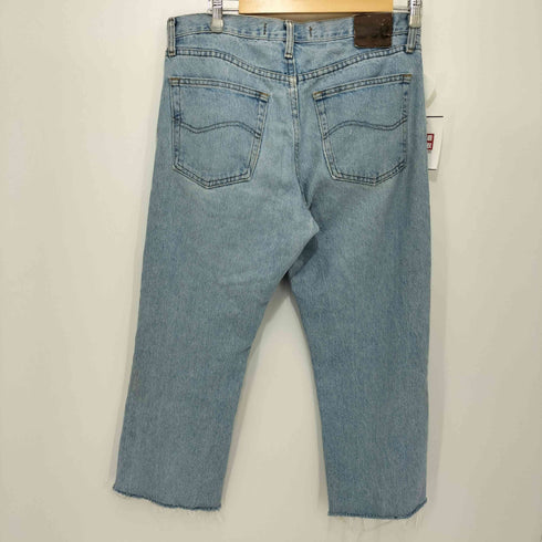 リー Lee メキシコ製 REGULAR FIT ジップフライ カットオフ デニム パンツ メンズ 33×30