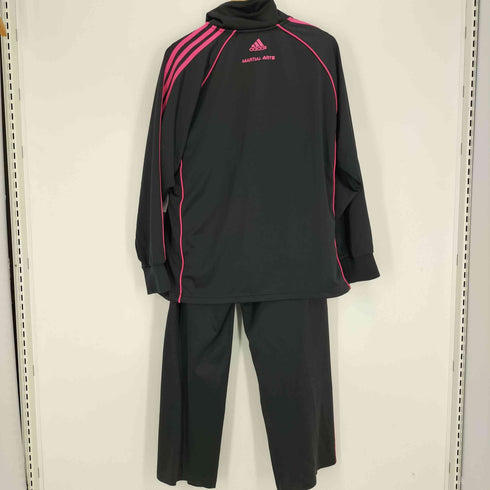 アディダス adidas MARTIAL ARTS パフォーマンス ロゴ 刺繍 トラック ジャケット ジャージ パンツ セットアップ メンズ XL