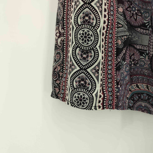 ペイズリー柄 レーヨン ワイド パンツ レディース STANDARD
