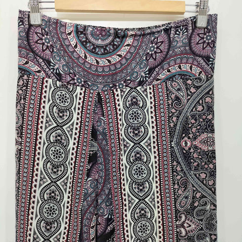 ペイズリー柄 レーヨン ワイド パンツ レディース STANDARD