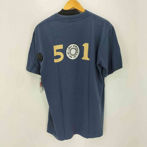リーバイス Levis シングルステッチ 501バックプリントクルーネック半袖Tシャツ メンズ L