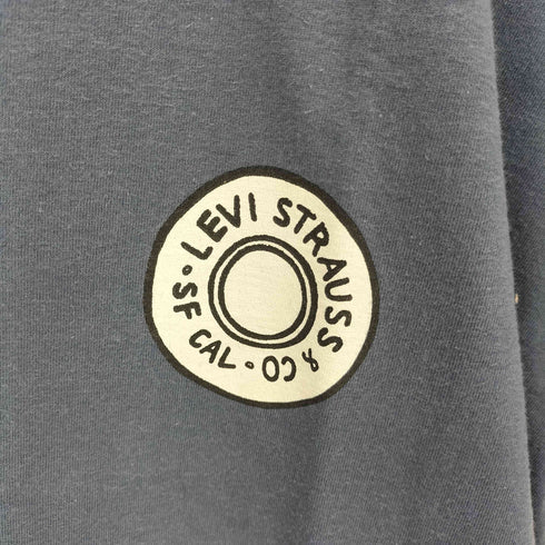 リーバイス Levis シングルステッチ 501バックプリントクルーネック半袖Tシャツ メンズ L