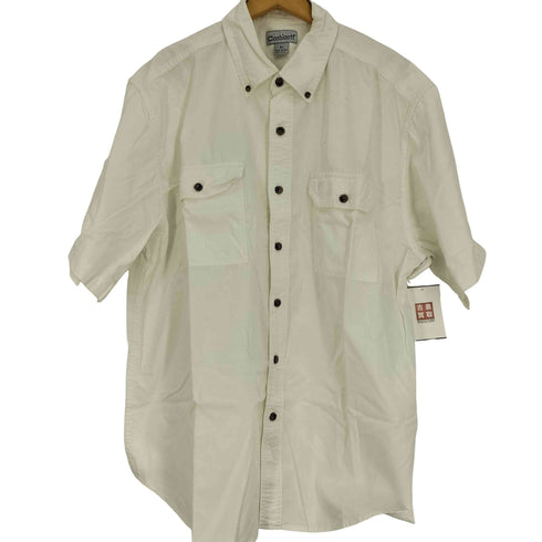 カーハート Carhartt 同色 ロゴ 刺繍 B.D S/S ワーク シャツ メンズ import:XL