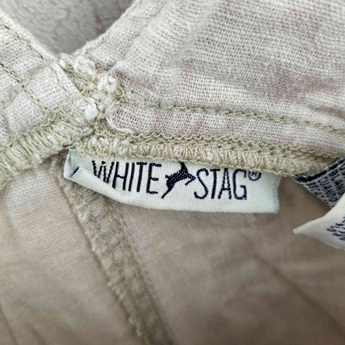 ホワイトスタッグ WHITE STAG リネン混 オーバーオール レディース
