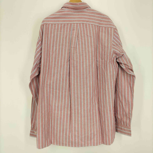 ラルフローレン RALPH LAUREN CUSTOM FIT ポニー 刺繍 B.D L/S ストライプ シャツ メンズ import:XXL