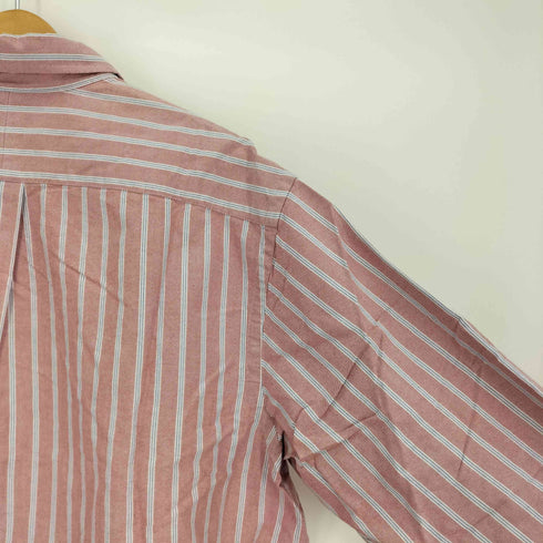 ラルフローレン RALPH LAUREN CUSTOM FIT ポニー 刺繍 B.D L/S ストライプ シャツ メンズ import:XXL