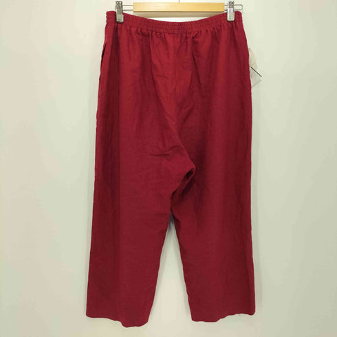 サグハーバー SAG HARBOR メキシコ製 コットン混 リネン パンツ レディース M