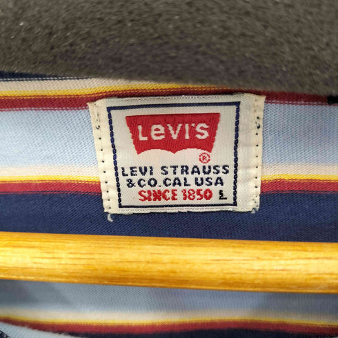 リーバイス Levis 97年製 刺繍ボーダーカットソー メンズ L