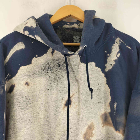 フルーツオブザルーム FRUIT OF THE LOOM ブリーチ加工 フーディ メンズ 2XL