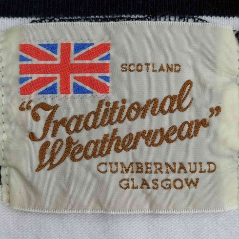 トラディショナルウェザーウェア Traditional Weatherwear ワイド クロップド ボーダー バスクシャツ レディース import:S