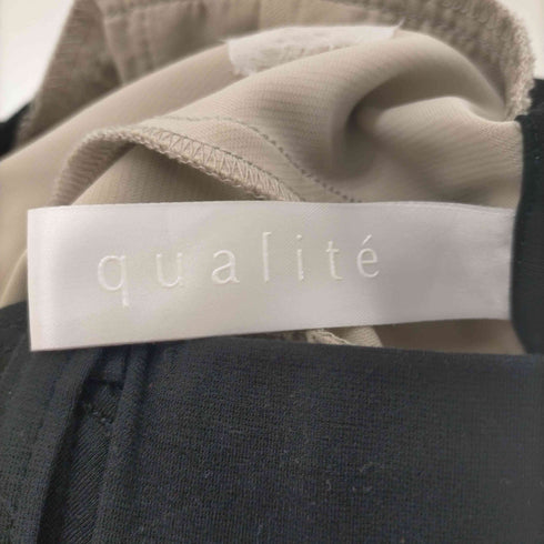 カリテ qualite テーパードスラックス レディース JPN:2