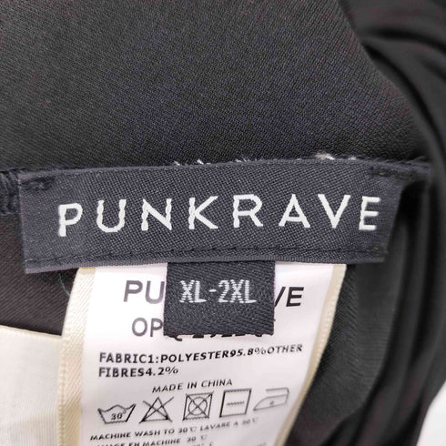 PUNKRAVE Pentagram Black Gothic Babydoll Dress レディース JPN:XL