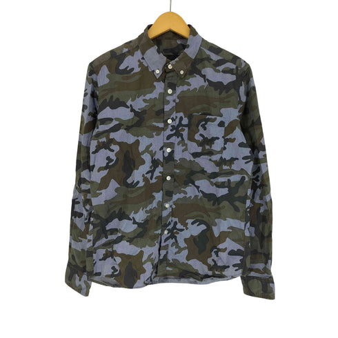 ソフネット SOPHNET. 14SS 日本製 迷彩 カモ柄 B.D L/S シャツ メンズ JPN:M