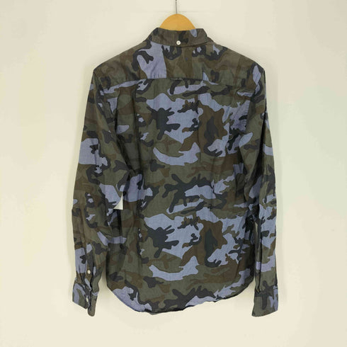 ソフネット SOPHNET. 14SS 日本製 迷彩 カモ柄 B.D L/S シャツ メンズ JPN:M