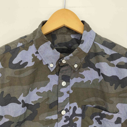 ソフネット SOPHNET. 14SS 日本製 迷彩 カモ柄 B.D L/S シャツ メンズ JPN:M