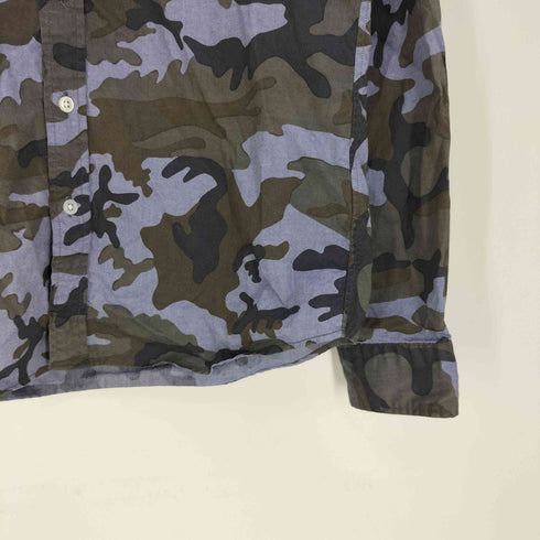 ソフネット SOPHNET. 14SS 日本製 迷彩 カモ柄 B.D L/S シャツ メンズ JPN:M