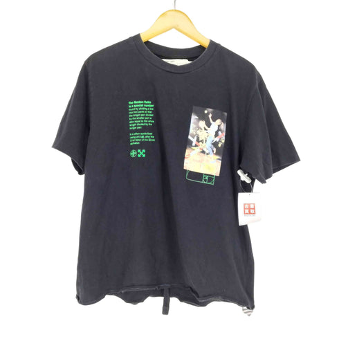 オフホワイト OFF-WHITE 20SS PASCAL PAINTING S/S SLIM TEE メンズ L