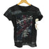 ジャックローズラブメゾン JACK ROSE Luv maison ドクロ スカル グラフィック ニュースペーパー 柄 S/S Tシャツ チビT Y2K メンズ JPN:44