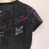 ジャックローズラブメゾン JACK ROSE Luv maison ドクロ スカル グラフィック ニュースペーパー 柄 S/S Tシャツ チビT Y2K メンズ JPN:44