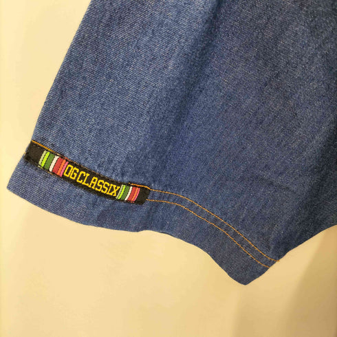 OG CLASSIX フロント刺繍 スナップボタン デニムシャツ メンズ JPN:M