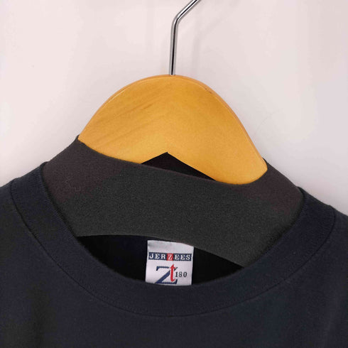 ジャージーズ JERZEES 黒豹プリントクルーネック半袖Tシャツ メンズ XL