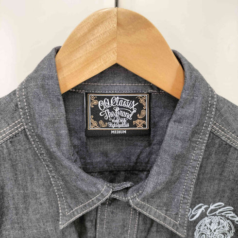 OG CLASSIX スカルプリント L/S コットンシャツ メンズ JPN:M