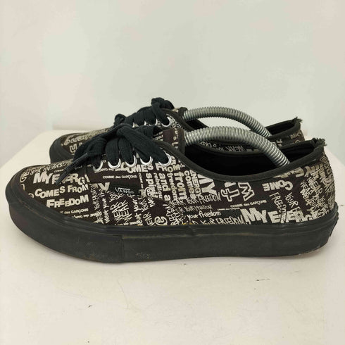 バンズ VANS Authentic Black Message レディース 25cm