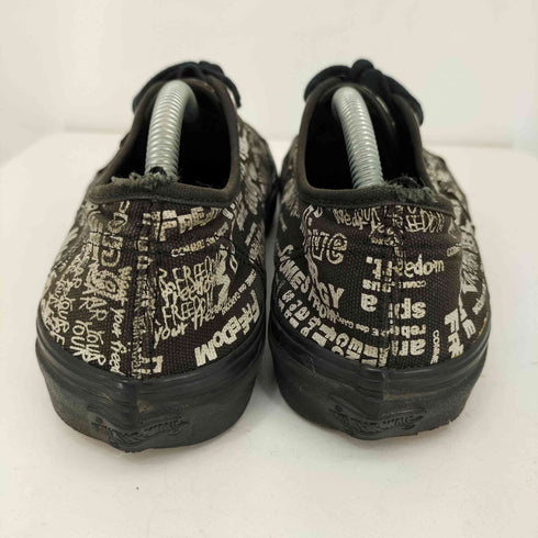 バンズ VANS Authentic Black Message レディース 25cm