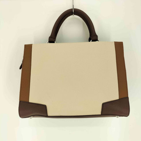 ナインウエスト NINE WEST BLOCKING TIME ロゴ ストラップ シボ革 レザー トートバッグ レディース