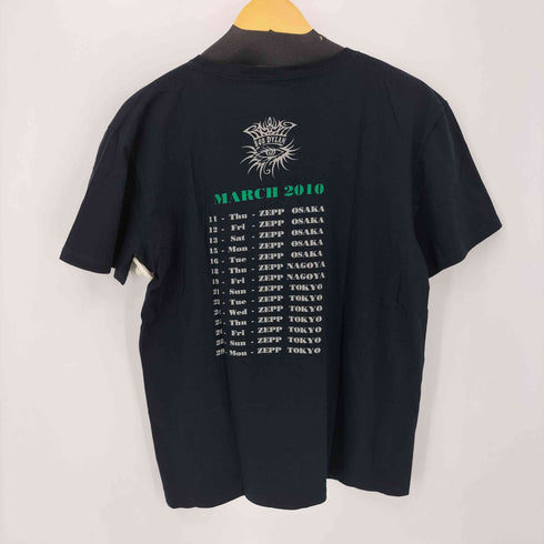 フロントプリントクルーネック半袖ツアーTシャツ メンズ L