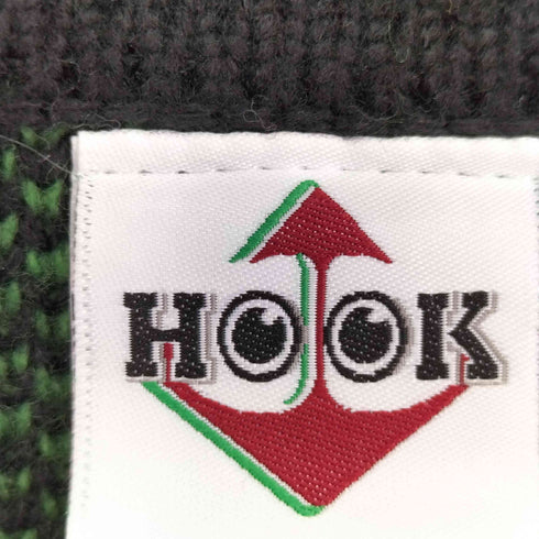フック HOOK テーラードジャケットデザインオーバーニットカーディガン メンズ