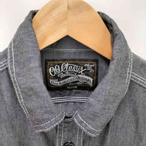 OG CLASSIX フロントロゴ刺繍 ステッチデザイン S/S シャツ メンズ JPN:M
