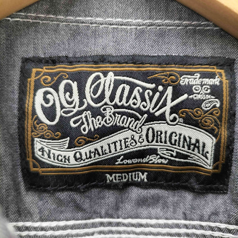 OG CLASSIX フロントロゴ刺繍 ステッチデザイン S/S シャツ メンズ JPN:M