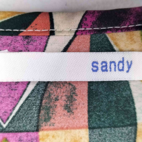 SANDY 総柄 シャツワンピース レディース ONE SIZE