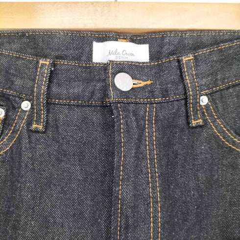 ミラオーウェン Mila Owen 25SS 裾段差テーパードデニムパンツ レディース JPN:2